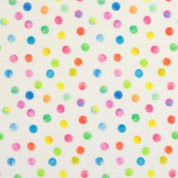 Preview: Baumwolle beschichtet Bunte Punkte by Swafing